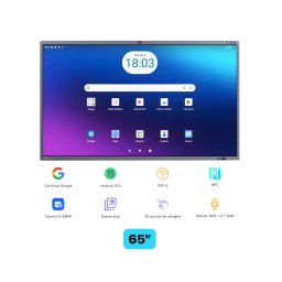 interactiv 65" 8GB DDR4 + 128GB Standard Android 13 A31D2 octa core A