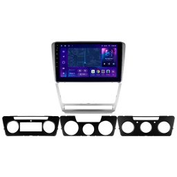 Navigatie Auto M3 Skoda Octavia 2 2004-2013 4+32GB 10" QLED Octa-core 2Ghz, Android 4G Bluetooth 5.1 DSP - Varianta B