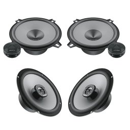 Boxe auto Pachet difuzoare auto Audi A4 B5 1995-2001 Hertz Uno 75 W