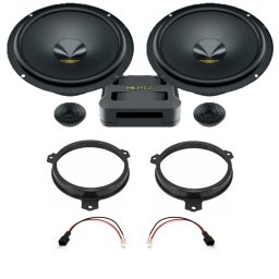 Boxe auto Pachet Difuzoare Auto usi Fata Toyota Yaris 2021-2023 Hertz Dieci Pro 80 W