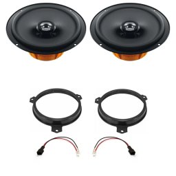 Boxe auto Pachet difuzoare auto usi Spate Toyota Yaris 2021-2023 Hertz Dieci 60 W