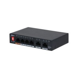 Switch 6 porturi, Dahua PFS3006-4GT-60-V2, PoE