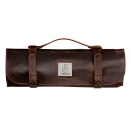 Husa din piele pentru cutite Forged ESKNIFEROLL8BROWN