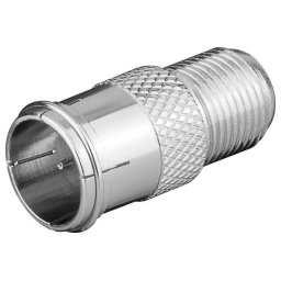 Adaptor F tata - F mama zinc Goobay