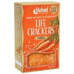 Lifecrackers cu morcovi bio 80g Lifefood