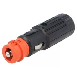 Mufa tata bricheta auto 16A 12-24VDC 12V/1x15A neagra SCI A13-150D