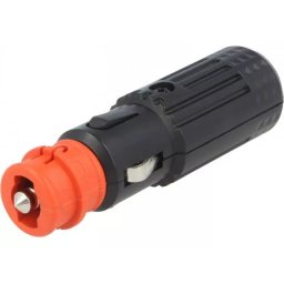Mufa tata bricheta auto 16A 12-24VDC 12V/1x 15A neagra SCI A13-150A
