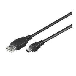 Cablu USB A tata la mini USB tata 1.8m Goobay