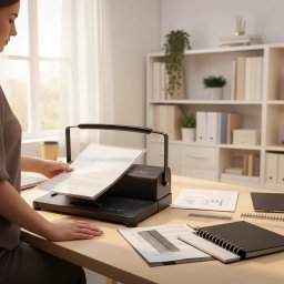 Aparat profesional indosariat, 450 coli a4, perforare 12 coli 70 g, 46 perforatii