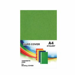 Coperta indosariere documente, format a4, carton texturat 230g/mp, top 100 coli culoare verde