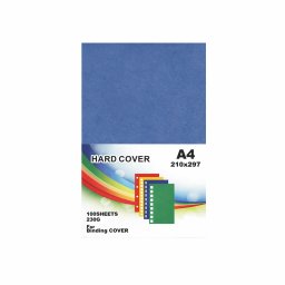 Coperta indosariere documente, format a4, carton texturat 230g/mp, top 100 coli culoare albastru