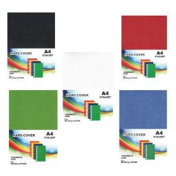 Coperta indosariere documente, format a4, carton texturat 230g/mp, top 100 coli culoare negru