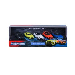 MAJORETTE SET 5 MASINUTE METALICE MERCEDES AMG 7.5CM