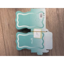 Ambalaje pentru Bratara Martisoare, Flippy, Set 200 Bucati, Cutii Brosa, Model Gentuta, Verde deschis