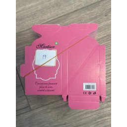 Ambalaje pentru Bratara Martisoare, Flippy, Set 200 Bucati, Cutii Brosa, Model Uniton, Roz