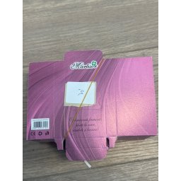 Ambalaje de Carton pentru Martisoare, Flippy, Set 200 Bucati, Cutii Brosa, Model Abstract, Roz
