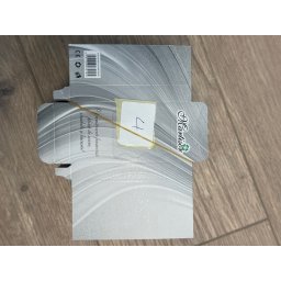 Ambalaje de Carton pentru Martisoare, Flippy, Set 200 Bucati, Cutii Brosa, Model Abstract, Albastru deschis
