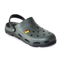 Saboti, clogs, pentru barbati, spuma EVA, verde kaki inchis si negru, marimea 46, Jose Amorales