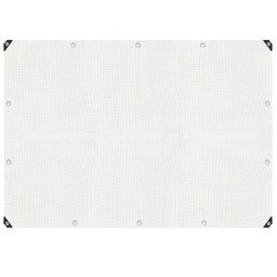 Prelata din polietilena impermeabila laminata, 100g/m2, 3x4 m, alb transparent