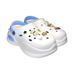 Saboti, clogs, pentru femei, spuma EVA, alb si albastru, marimea 38, Jose Amorales