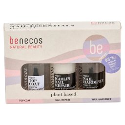 Set lacuri de unghii naturale 20-free, plant based, vegane, Nail Essentials - Benecos