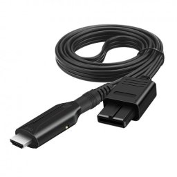 Cablu compatibil Nintendo N64 la HDMI, Active, 1M, Full HD, convertor analog la digital, mufa video si sunet audio, alimentare usb 5v, compatibilitate: consola n64/GC/GameCube/SNES la televizor/ monitor tv cu hdmi