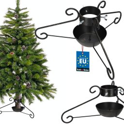 Suport de brad din oțel cu lighean pentru apă patinat 100 mm