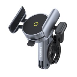 Suport Bicicleta pentru Telefon, Stabil, Magnetic, Panel&Clamps - Baseus PrimeTrip Series (C40569000121-00) - Cosmic Black