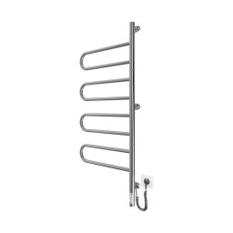 Uscător electric rotativ pentru prosoape TRISTAR, 105 W/230 V, 102,5 x 44,5 cm, IP44, inox/crom lucios