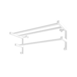 HF SHEFFIELD Suport pentru prosoape pentru radiator de baie, 52 x 20,4 cm, alb
