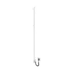 Radiator pentru baie RAY 35W/230V 150x30 cm IP44 inox/alb