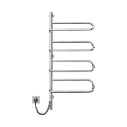 Uscător de prosoape electric rotativ ELECTRA 120W/230V 102,5x47,5 cm inox/crom stânga