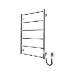Radiator portprosop CLASSIC, 110W/230V, 81x52 cm, inox/crom lucios, variantă dreaptă