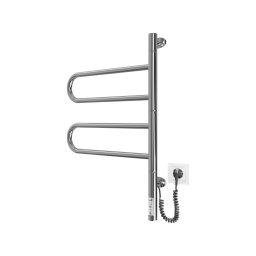 Uscător electric rotativ pentru prosoape TRISTAR 75W/230V 62,5x44,5 cm IP44 inox/crom lucios