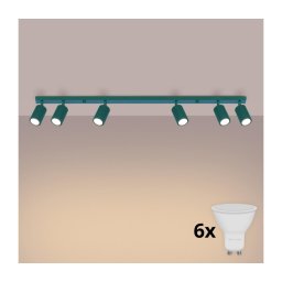 Brilagi - Spot LED CRESTO 6xGU10/10W/230V turcoaz