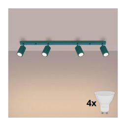 Brilagi - Spot LED CRESTO 4xGU10/10W/230V turcoaz