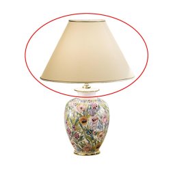 Kolarz 0014.S02 - Abajur de rezervă pentru lampă de masă GIARDINO E27, Ø 40 cm, bej