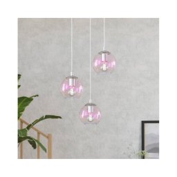 Eglo 901921 - Lustră suspendată pe cablu ARISCANI 3xE27/60W/230V crom lucios