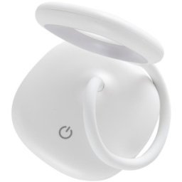 Lampa Unilux LED Galy 1800 Portabila, Brat Flexibil 360°, Baterie Incorporata, Cablu USB, Comutator Tactil, Alba