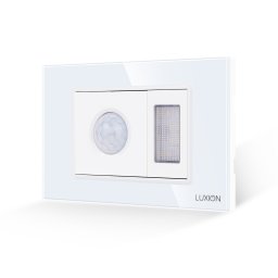 Senzor de Miscare 2M si Lampa de Veghe LUXION cu Rama din Sticla, Standard Italian, 3M SmartElectro IntelligentHouse