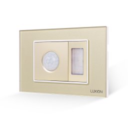 Senzor de Miscare 2M si Lampa de Veghe LUXION cu Rama din Sticla, Standard Italian, 3M SmartElectro IntelligentHouse