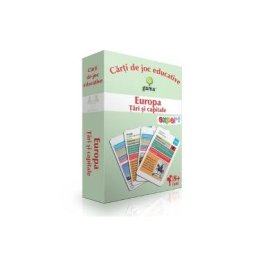 Europa: Tari si capitale. Carti de joc educative