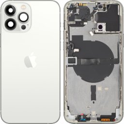 Piese si componente Capac Baterie Apple iPhone 13 Pro Max, Cu Carcasa Mijloc, Argintiu, Swap