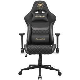 Scaun Gaming CGR-A2F-GLB, Negru / Auriu