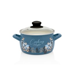Oala 2.2l cu capac sticla Cooking Delight Metalacemail/16cm/2.2l