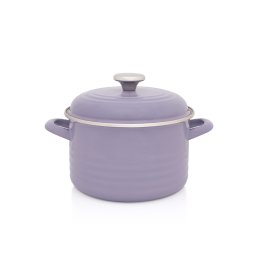 Oala 4l cu capac Standard Wave Lila Pastel Metalacemail/20cm/4l/lila pastel