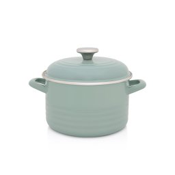 Oala 4l cu capac Standard Wave Verde Metalacemail/20cm/4l/verde pastel