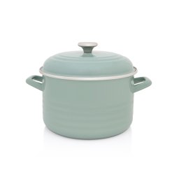 Oala 6.75l cu capac Standard Wave Verde Metalacemail/24cm/6.75l/verde pastel