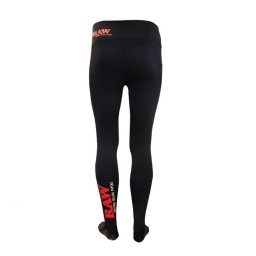 Colanti inalti confortabili Leggings Rolling x RAW Black Fashion XL