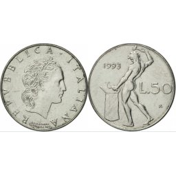 Italia 1992 - 50 lire, circulata